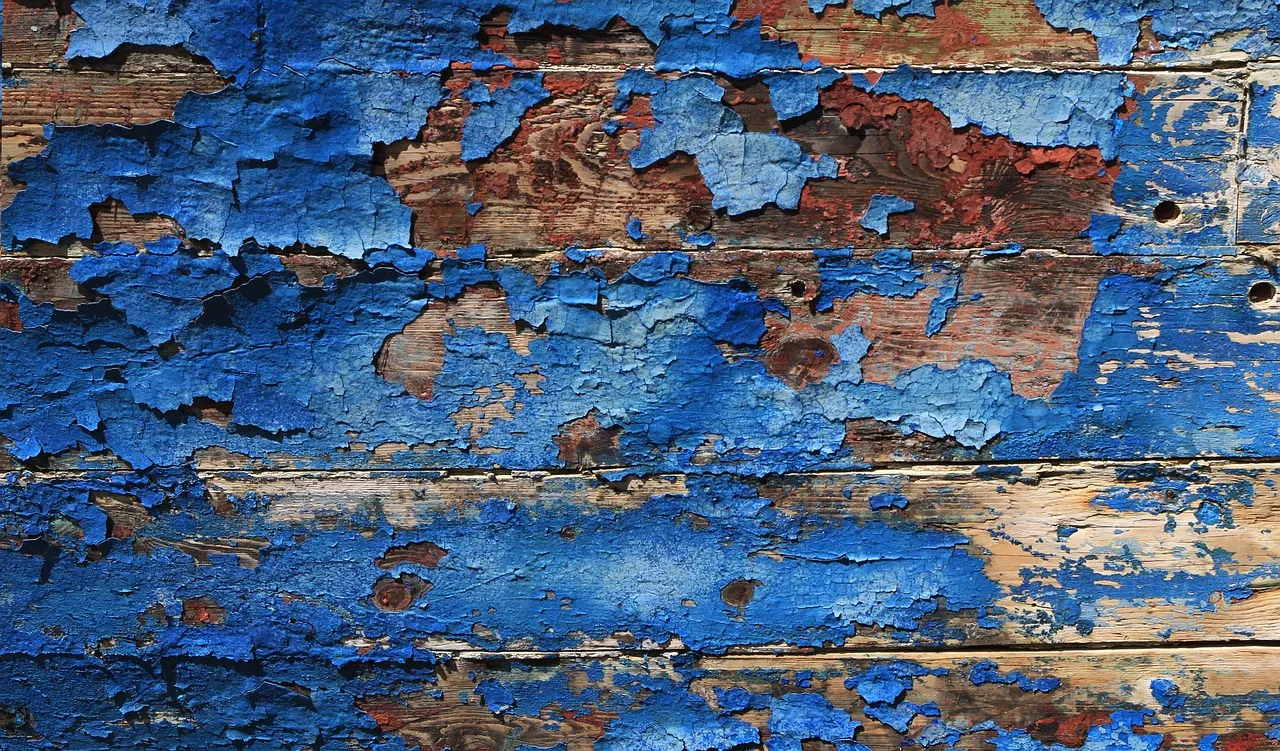 Close-up comparison of exterior paint durability on Minnesota home siding after years of weather exposure