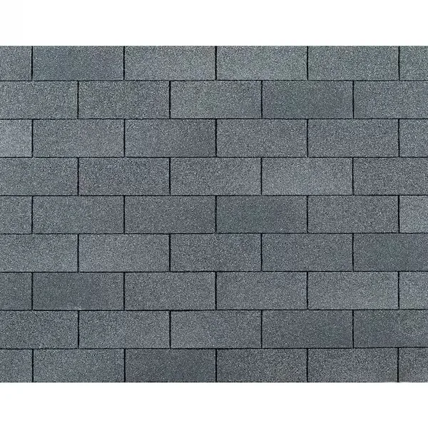 Owens Corning Estate Gray asphalt roof shingles, close-up texture