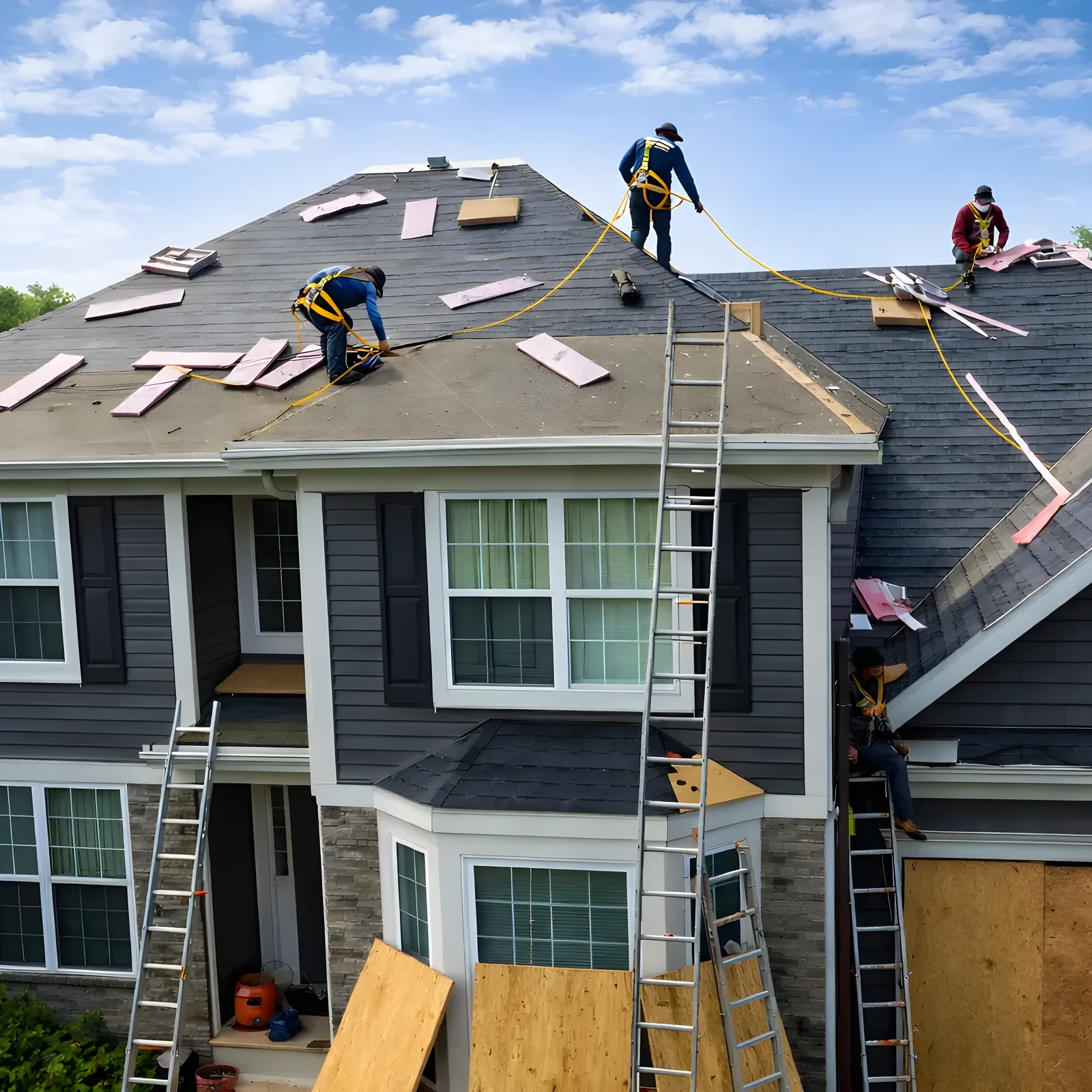 Roof Crew Action
