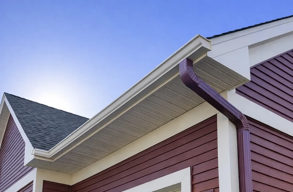 Seamless gutter installation by Weatherguard Construction